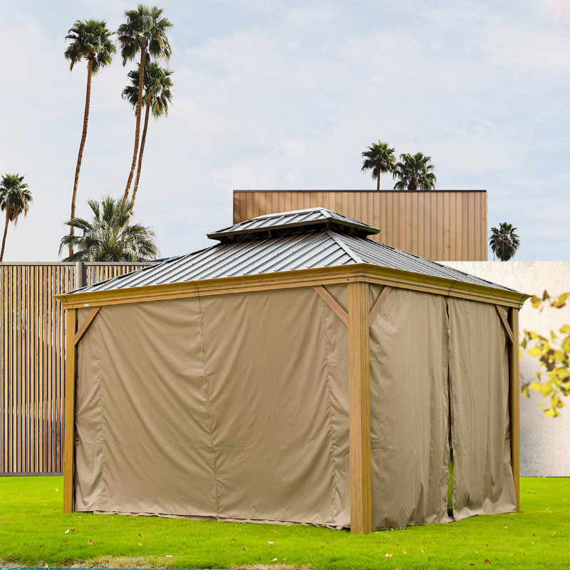 domi outdoor living Outdoor Gazebo Side Wall ( Gazebo not included